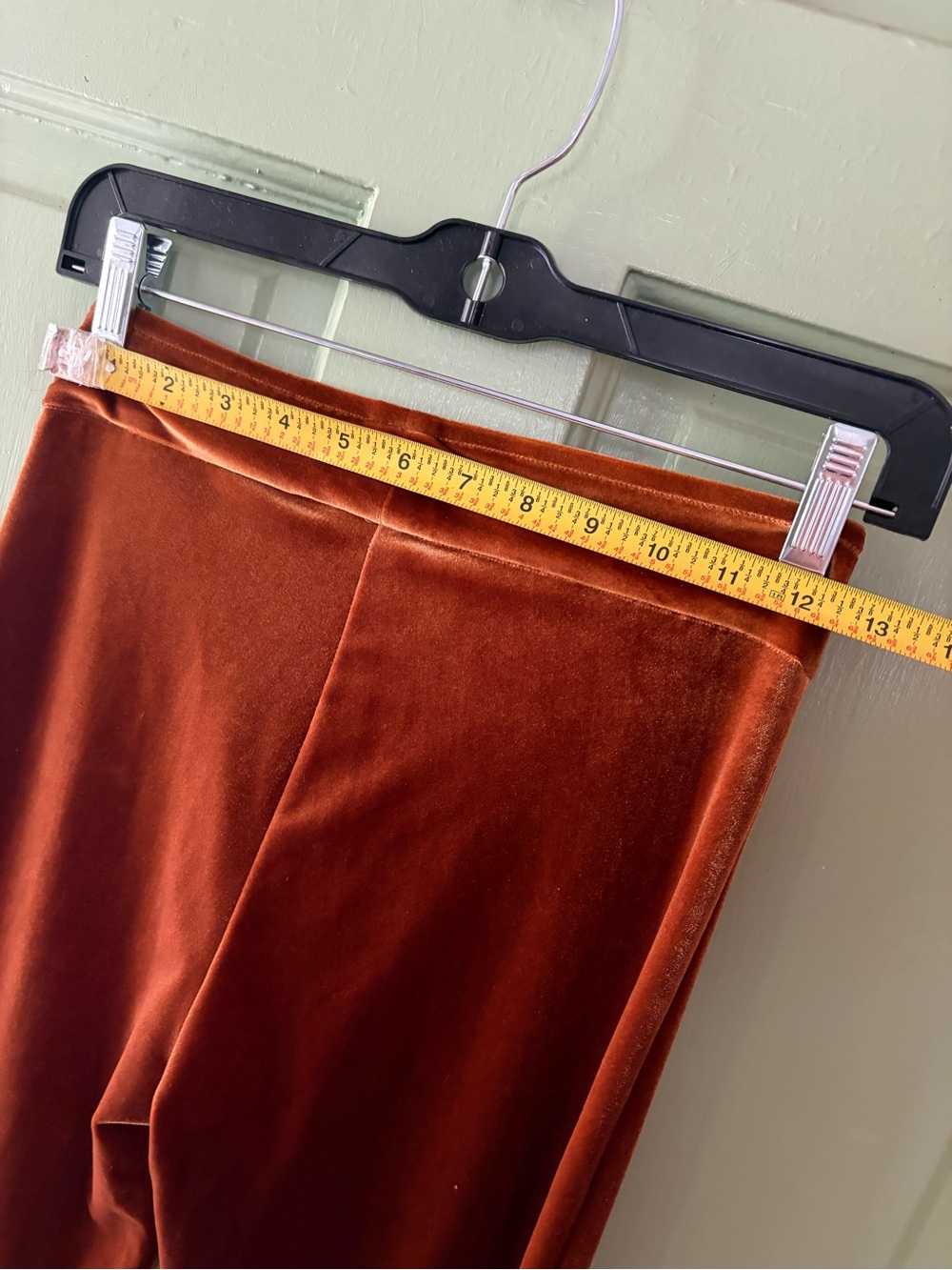 NWT Avenue Montaigne Velvet Bellini Pants Size 2 - Picture 5 of 9